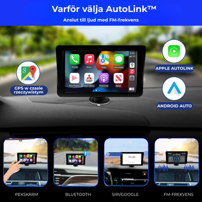 AutoLink™ | Förvandla vilken bil som helst till ett smart infotainmentsystem på bara 2 minuter!