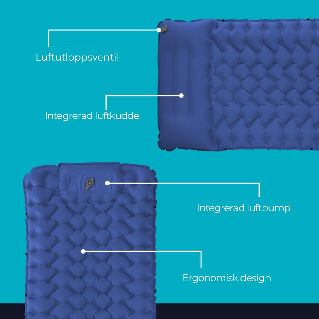 Lufta Mat™ | Ultralätt och kompakt sovmatta – perfekt för resan