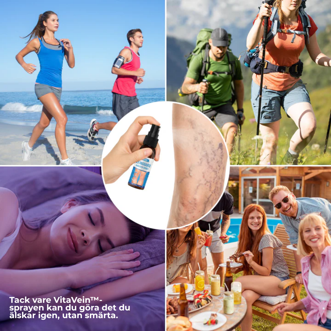 VitaVein™ | Naturlig lindring för trötta, tunga och svullna ben.