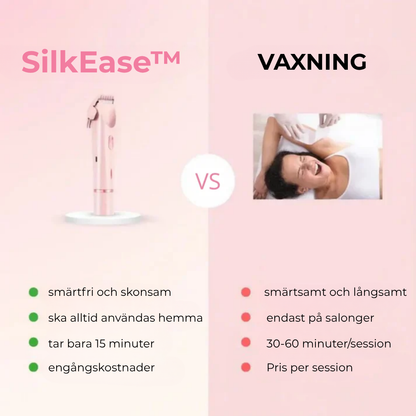 SilkEase™ | Slipp irritation och upplev silkeslen hud – din nya favorit för smidig hårborttagning!