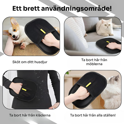 FurSweep™ handskar med dubbelverkan