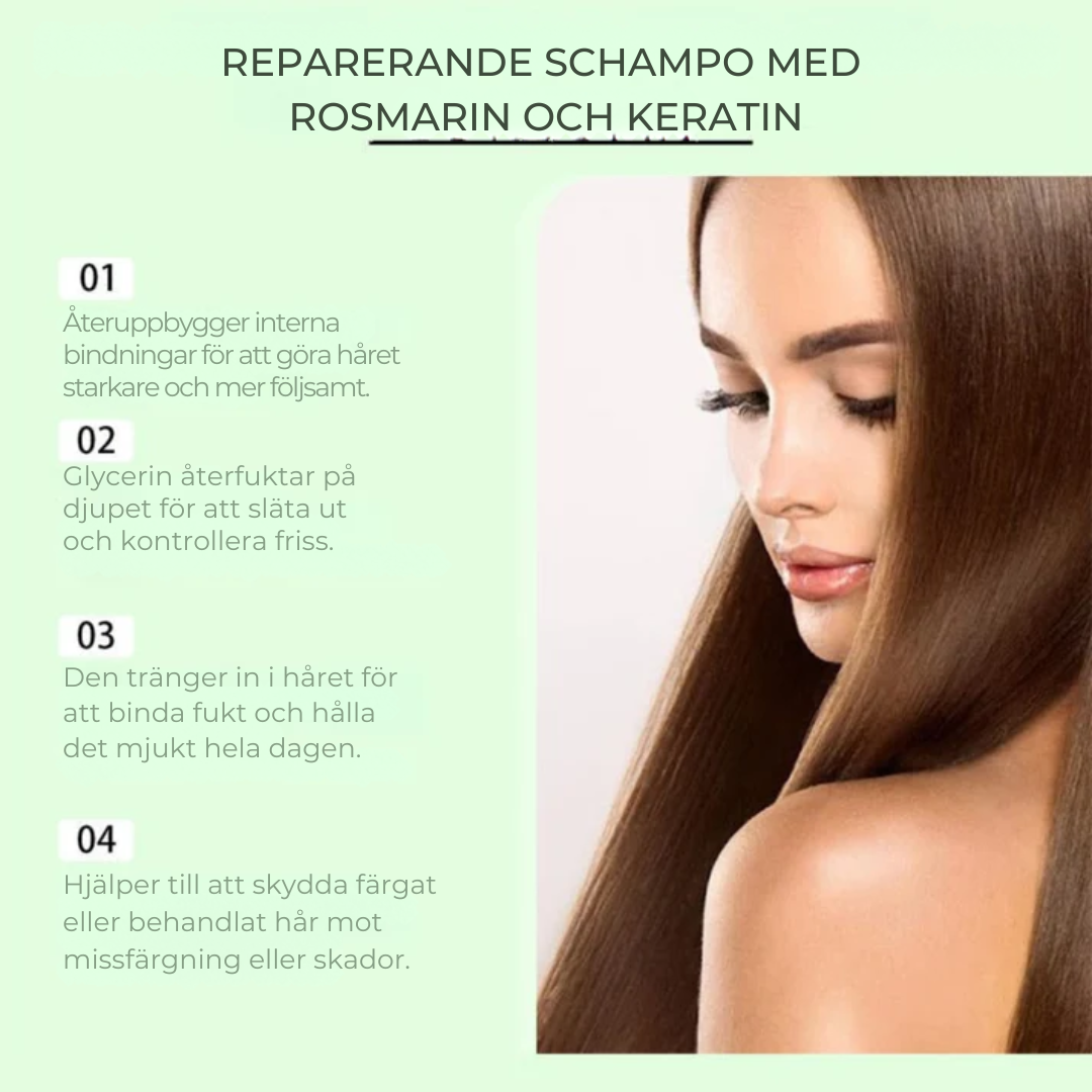 KeratinRevive™ | Det expertutvecklade schampot som stärker, vårdar och stimulerar hårväxten från rötterna