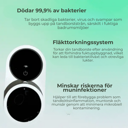 AuraRen™ | Premium tandborst-desinfektor