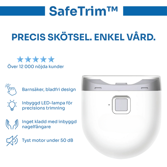 SafeTrim™ |  Den smarta, säkra och smidiga nagelklipparen för alla åldrar✨