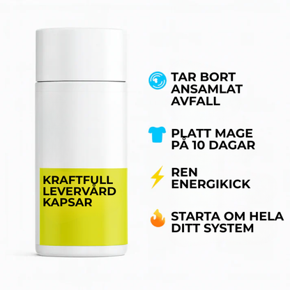 RensaUt+ | Kraftige leverstøtte kapsler