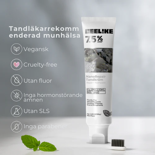 NanoRepair Tandkräm | Slipp ilningar och stärk tänderna på djupet 🦷