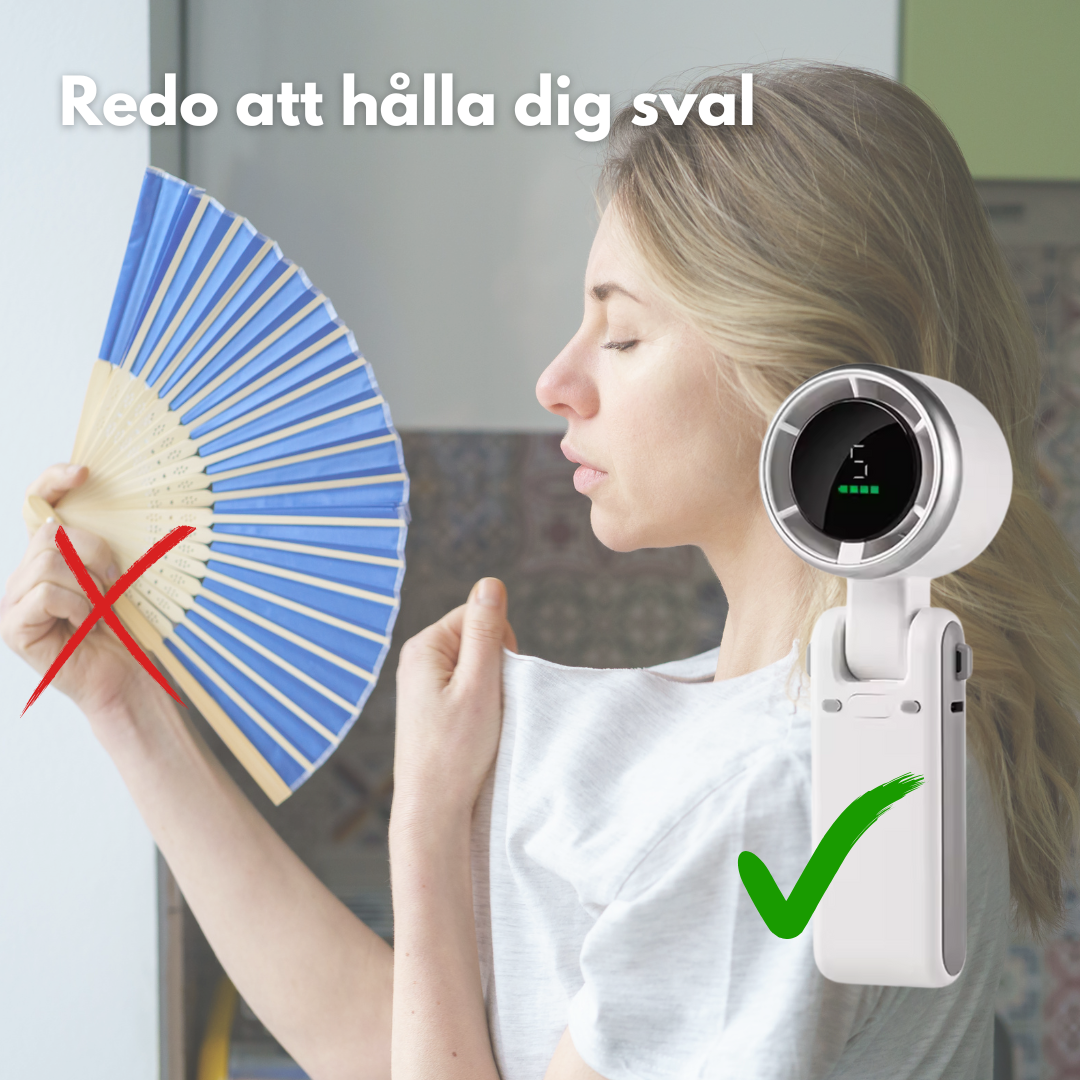 KylBris™ | Kraftfull, bärbar och redo att hålla dig sval var som helst!