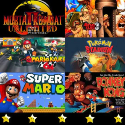 SpelVault™ Retro Dock V2 | Återupplev din barndom med tusentals klassiska spel - inga nedladdningar behövs, bara plugga och spela!