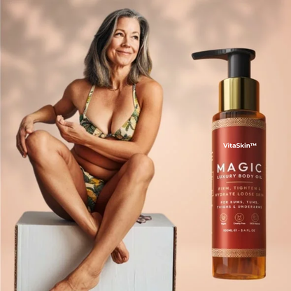 VitaSkin™ | Lyxig Kroppsolja för Fastare, Silkeslen Hud