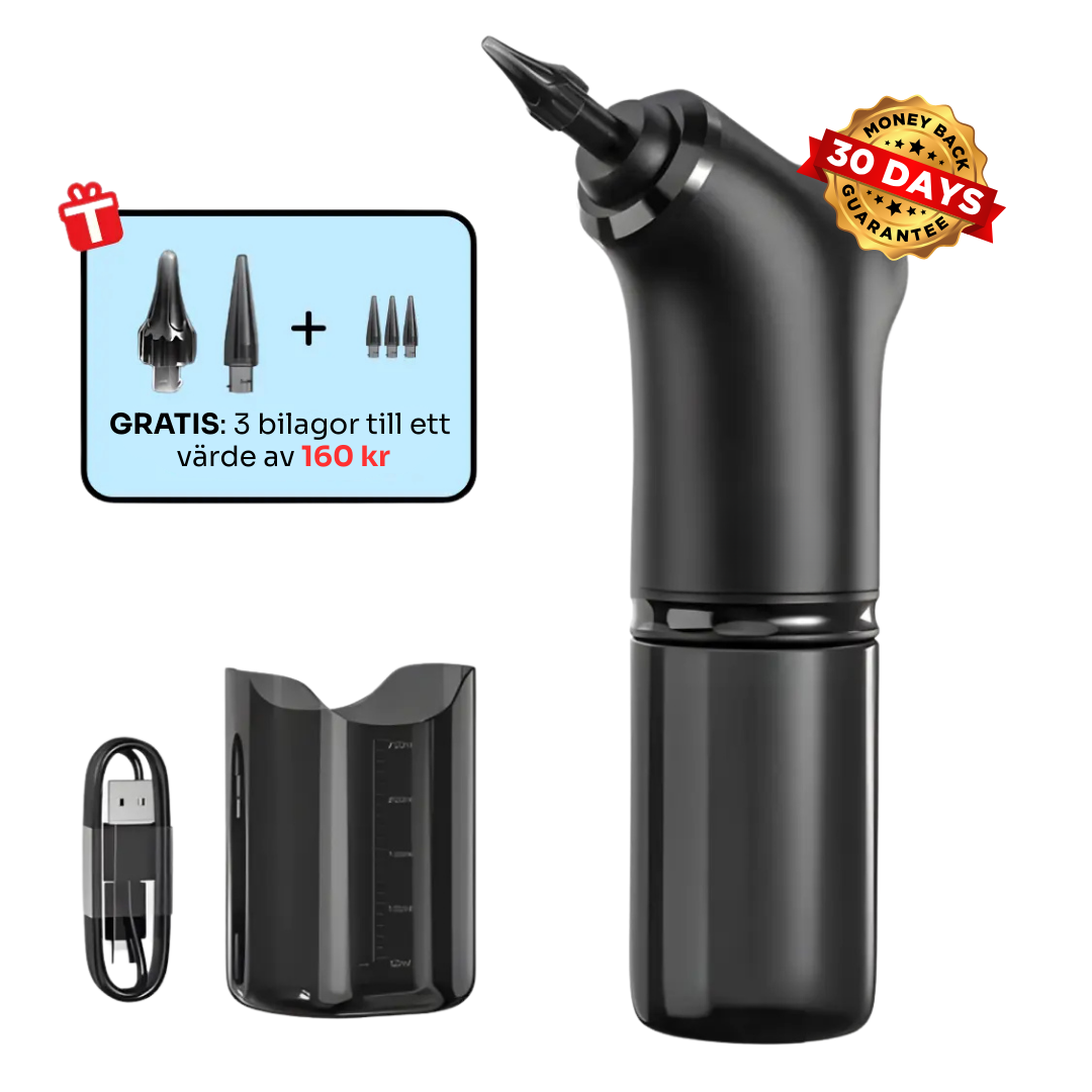 Aurisense™ PRO | Få de renaste öronen i ditt liv - på bara 60 sekunder