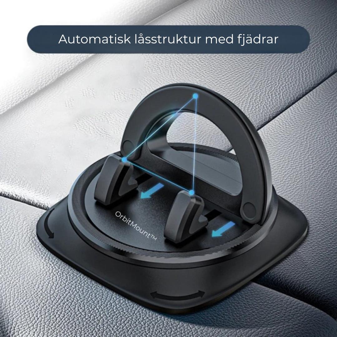 OrbitMount™ | Frihet och stabilitet i varje bilresa