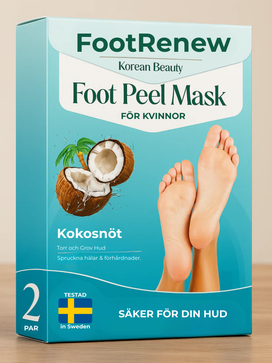 FootRenew | Säg Hej Då till Grova Fötter: Förvandla Din Hud med FootRenew Koreansk Fotmask!
