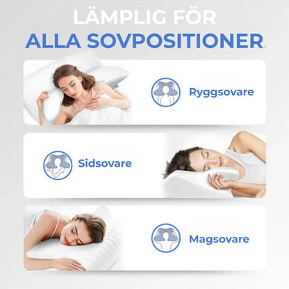 ErgoSömn™ | Sov bättre, vakna piggare – ergonomiskt stöd för nacke och rygg hela natten