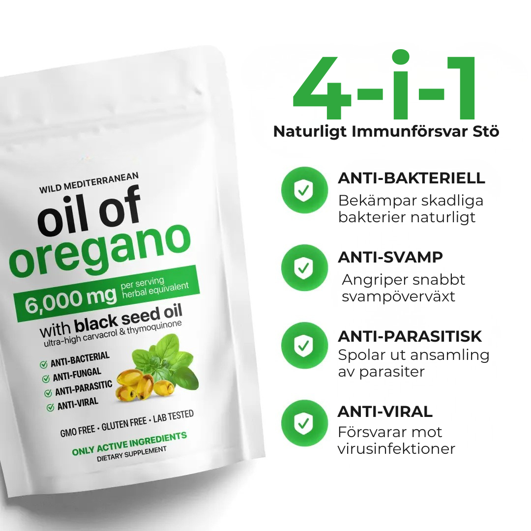 Oil of Oregano | Känn skillnaden på bara dagar – med naturens starkaste lilla droppe!