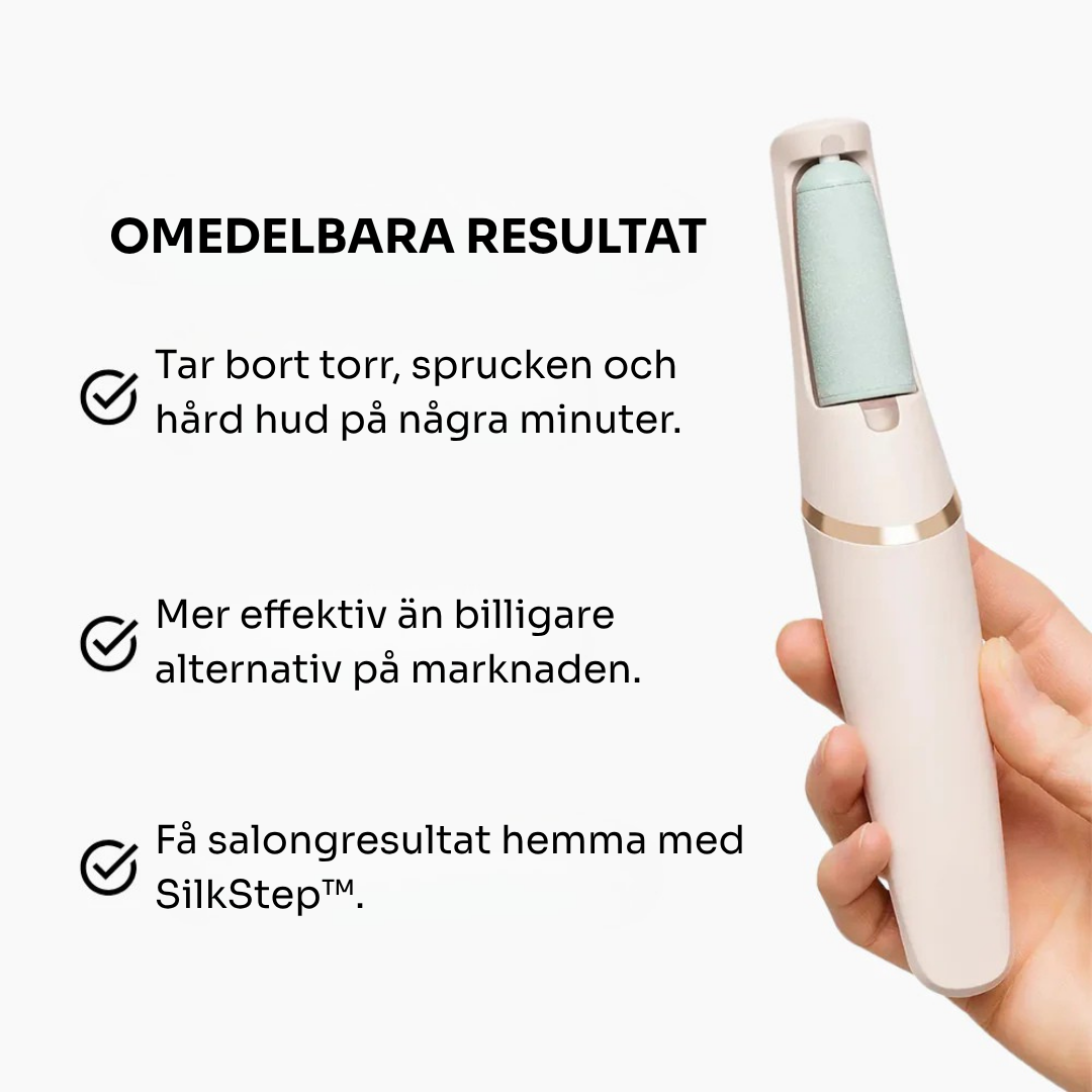 SilkStep™  | Förvandla dina fötter på några minuter med SilkStep™ – mjuka, släta resultat i salongkvalitet hemma!