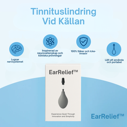 EarRelief™ | Sluta höra ljud som inte finns – upplev tystnaden igen!