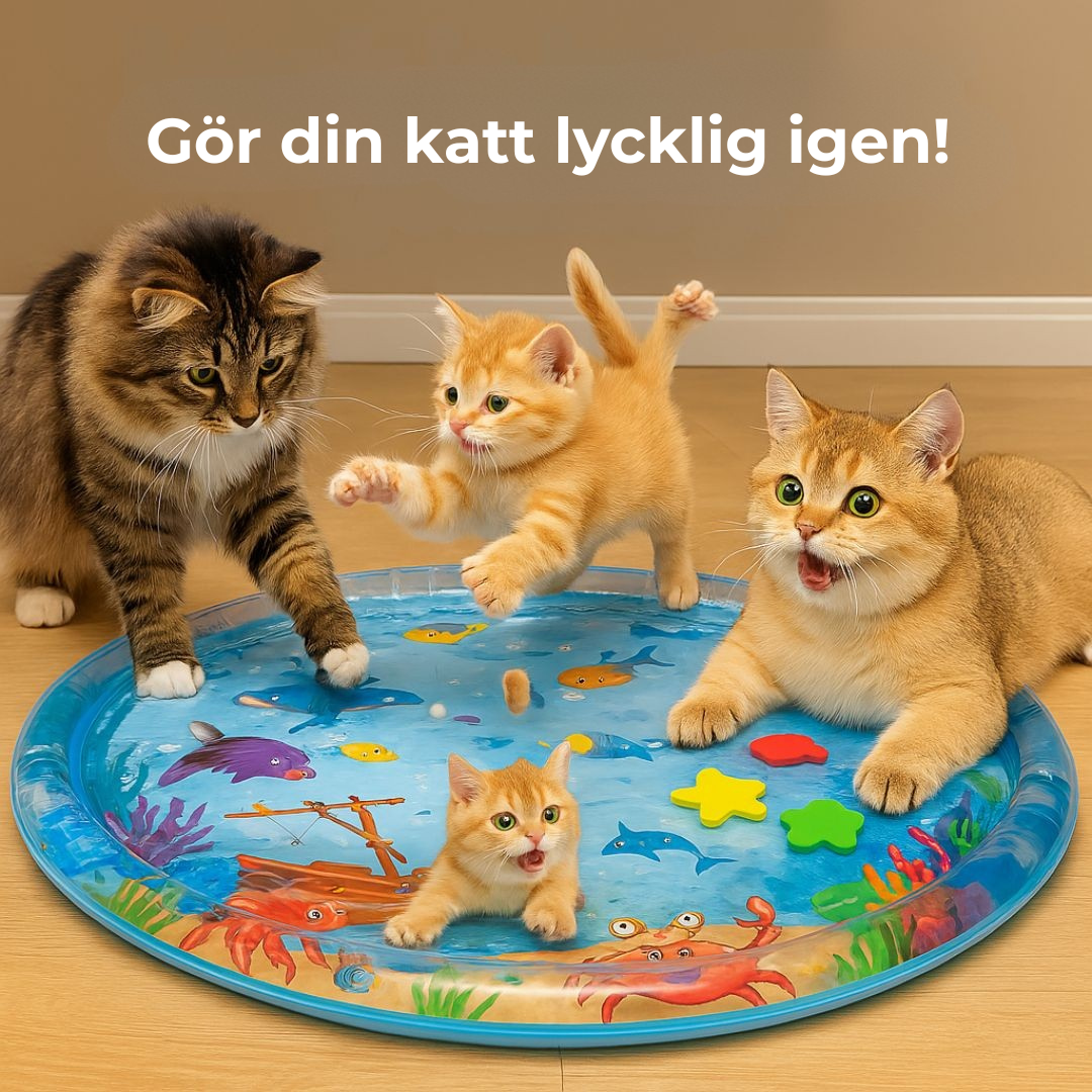 AquaFur™ | Twojemu Kotu Grozi Nuda i Przegrzanie? Czas na Matę, Którą Pokocha!