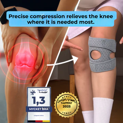KneeRelief™ | Farväl till knäsmärta – Hej stabilitet och självförtroende!