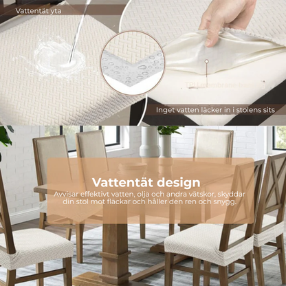 ChairCover™ | Vattentätt överdrag som förvandlar dina matstolar