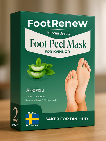 FootRenew | Säg Hej Då till Grova Fötter: Förvandla Din Hud med FootRenew Koreansk Fotmask!