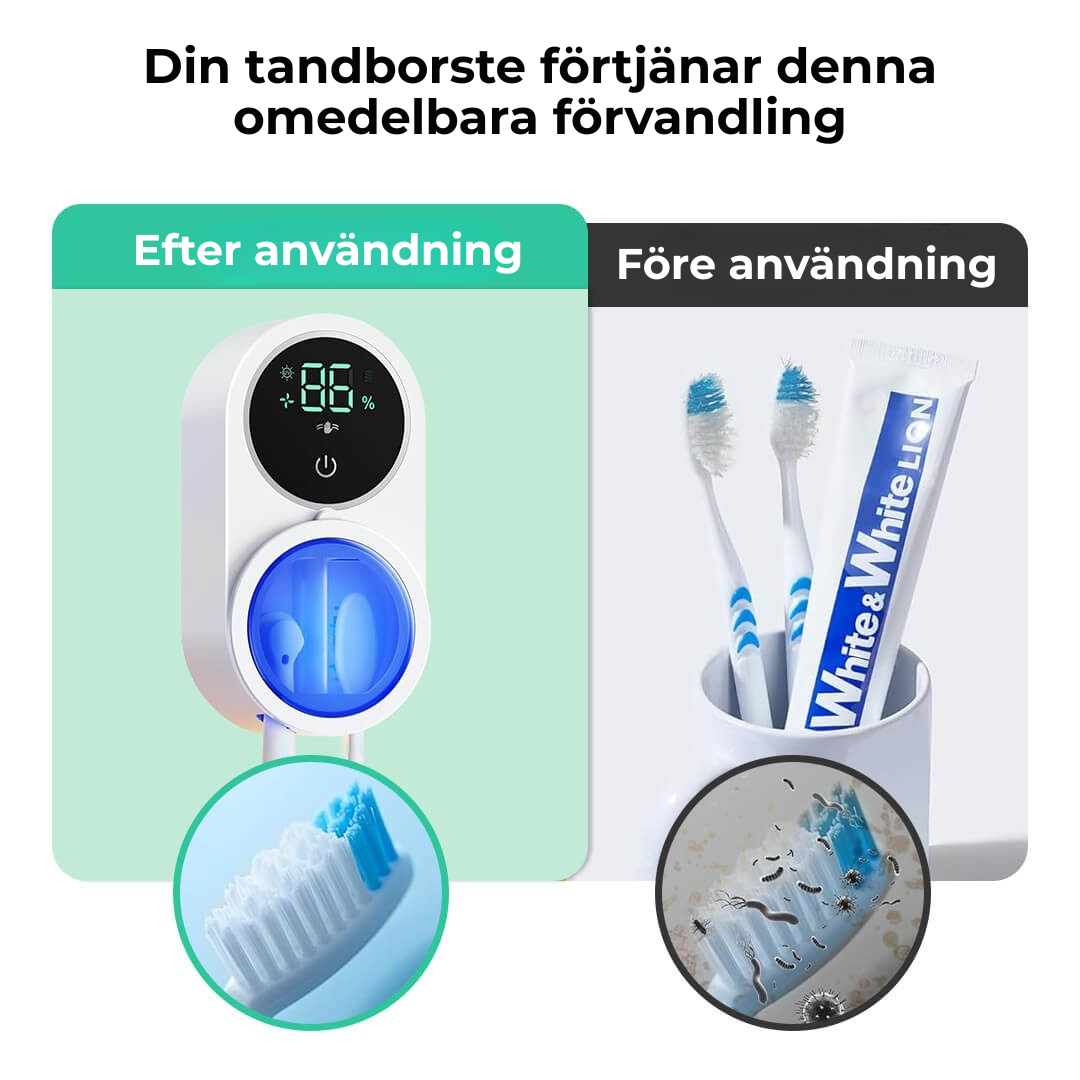 AuraRen™ | Premium tandborst-desinfektor