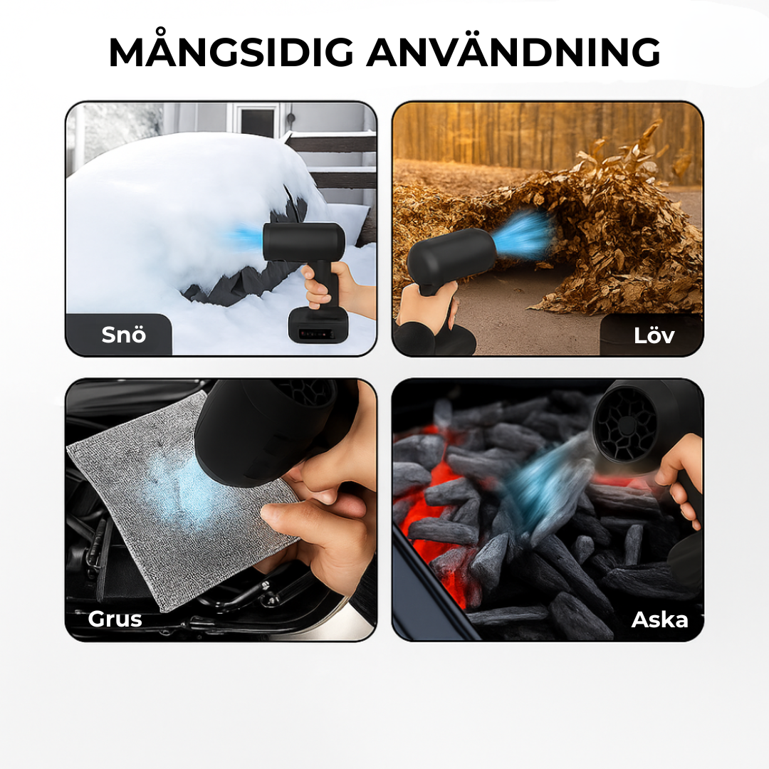 ClearLeaf™ | Rensa bort röran på några sekunder – med kraften i trådlös rengöring!