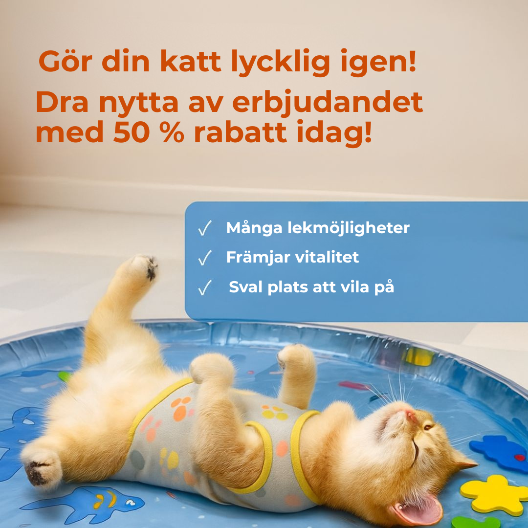 AquaFur™ | Twojemu Kotu Grozi Nuda i Przegrzanie? Czas na Matę, Którą Pokocha!