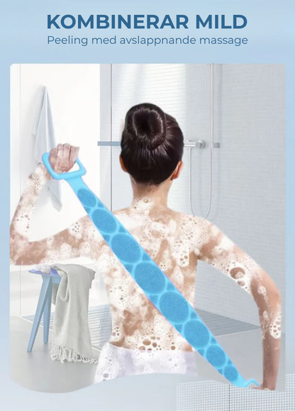 Scrubbly | Silikonbadbälte med skrubbborste