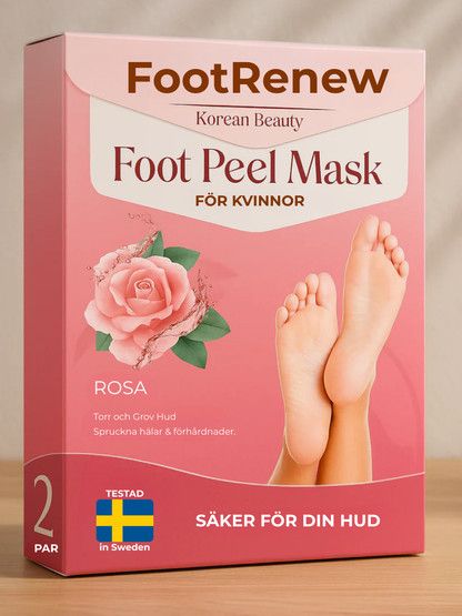 FootRenew | Säg Hej Då till Grova Fötter: Förvandla Din Hud med FootRenew Koreansk Fotmask!