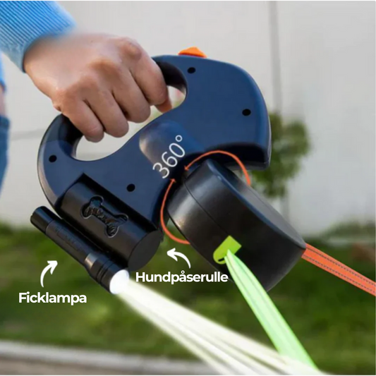 FlexiDuo™ | Det smartaste kopplet du någonsin kommer att ha – för två hundar samtidigt