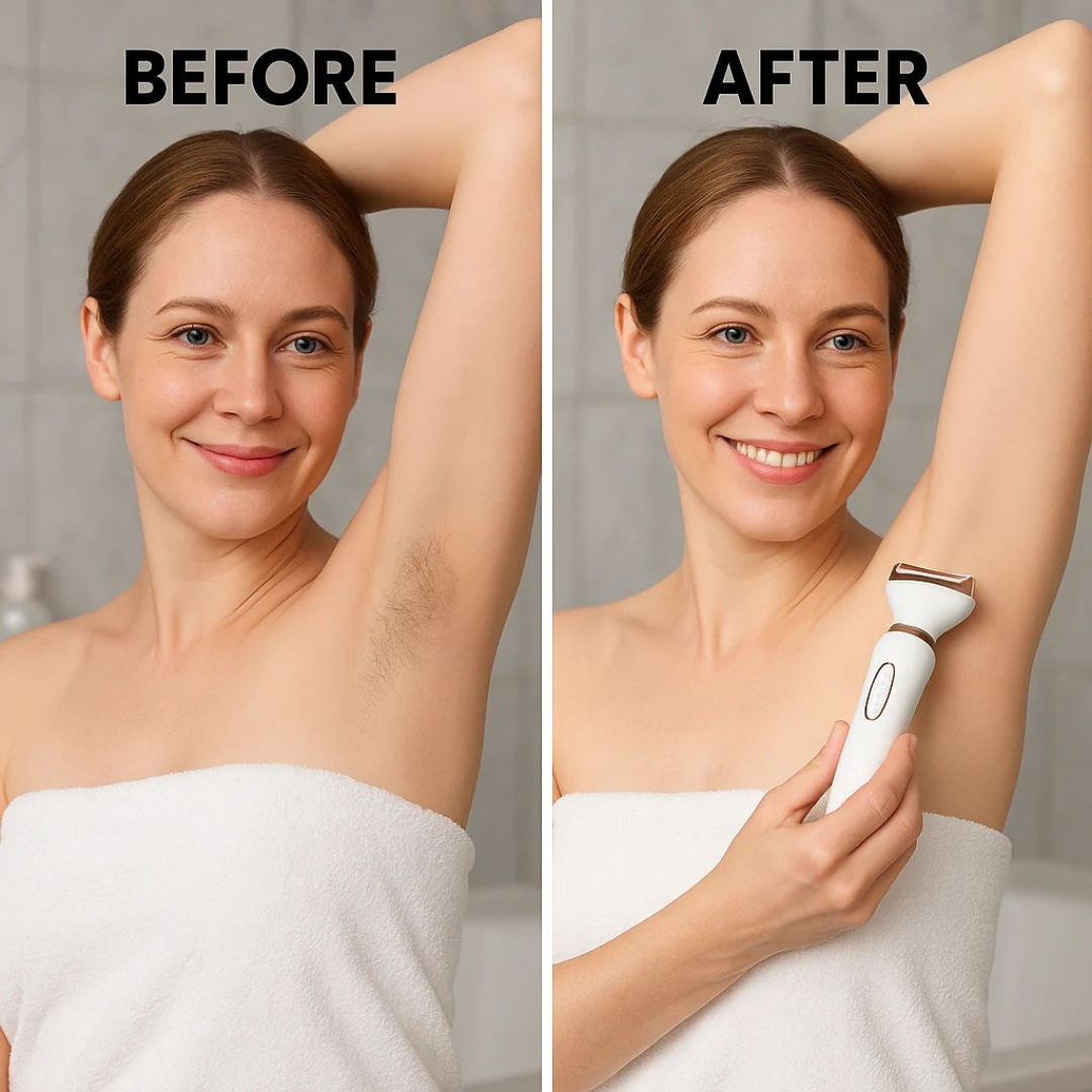 SilkesTrim™ 4-i-1 Rakapparat | Sluta irritera din hud – prova Silkestrim™ idag!