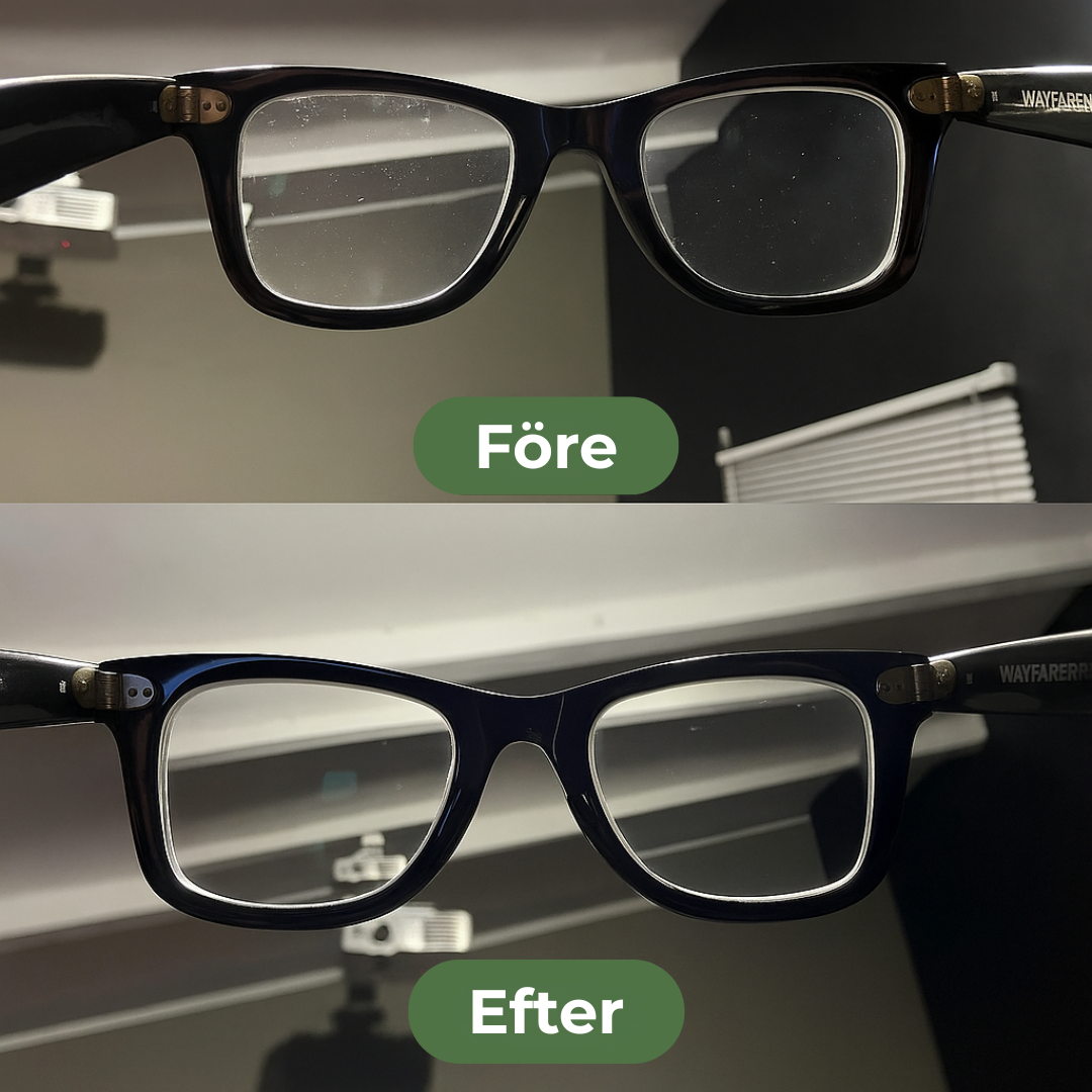 Kristallglas™ | Lätt rengöring för dina glasögon