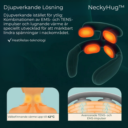 NeckyHug™ | Professionell djupgående värmemassage för din nacke