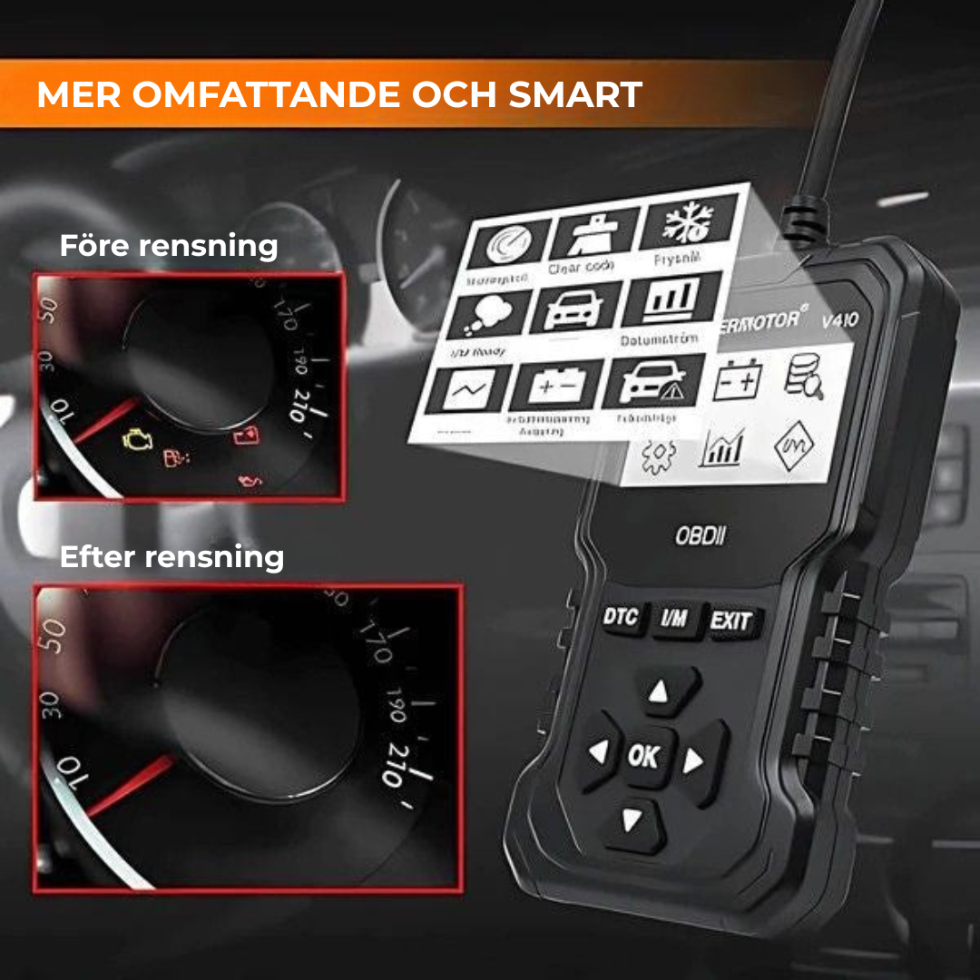 AutoScan Pro™ | OBD2 Bilscanner för Snabb Felsökning och Klara Diagnoser