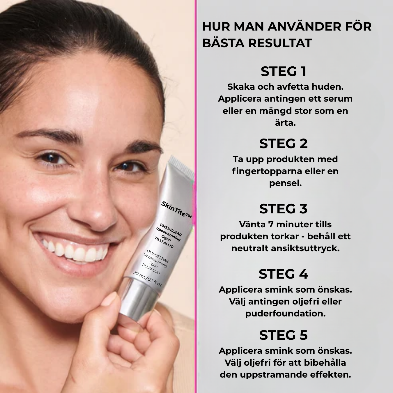 SkinTite™ | Omedelbar effekt mot svullnad och rynkor