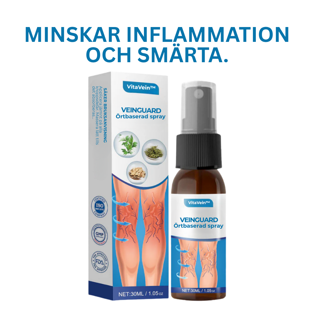 VitaVein™ | Naturlig lindring för trötta, tunga och svullna ben.