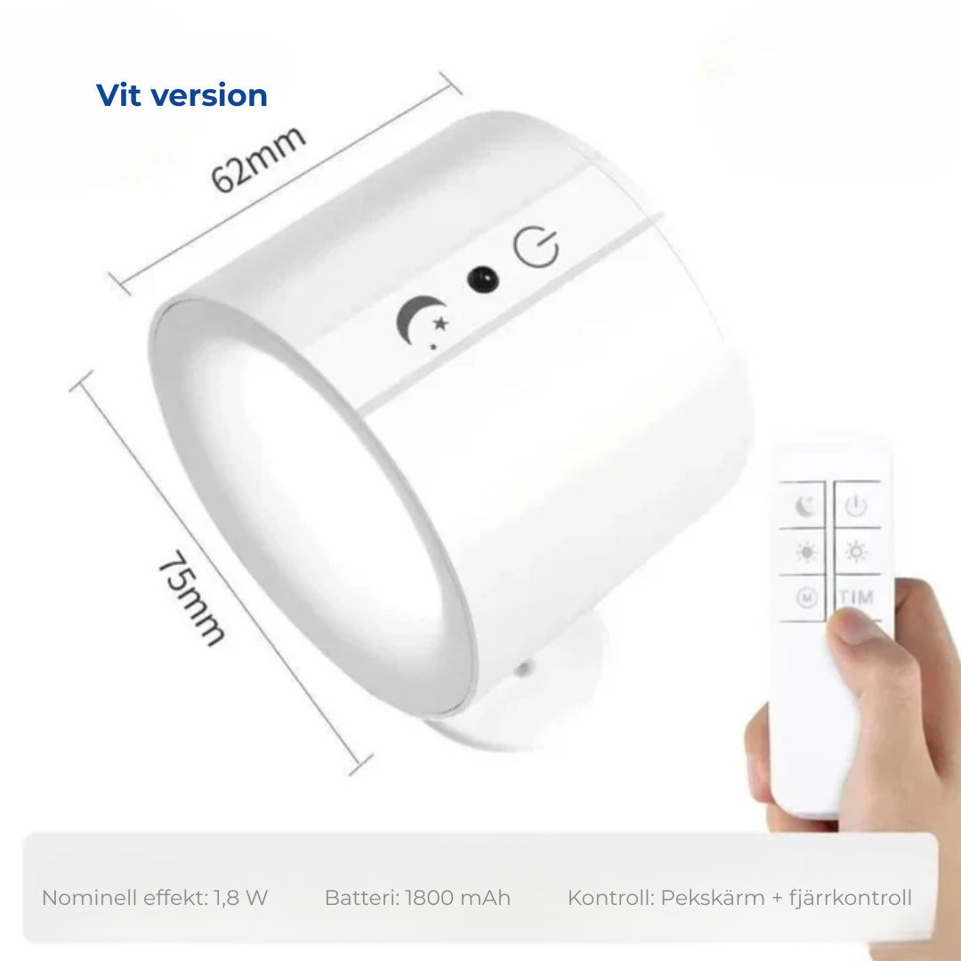 LumoNord™ | Magnetisk LED-vägglampa – flexibel belysning för hela hemmet