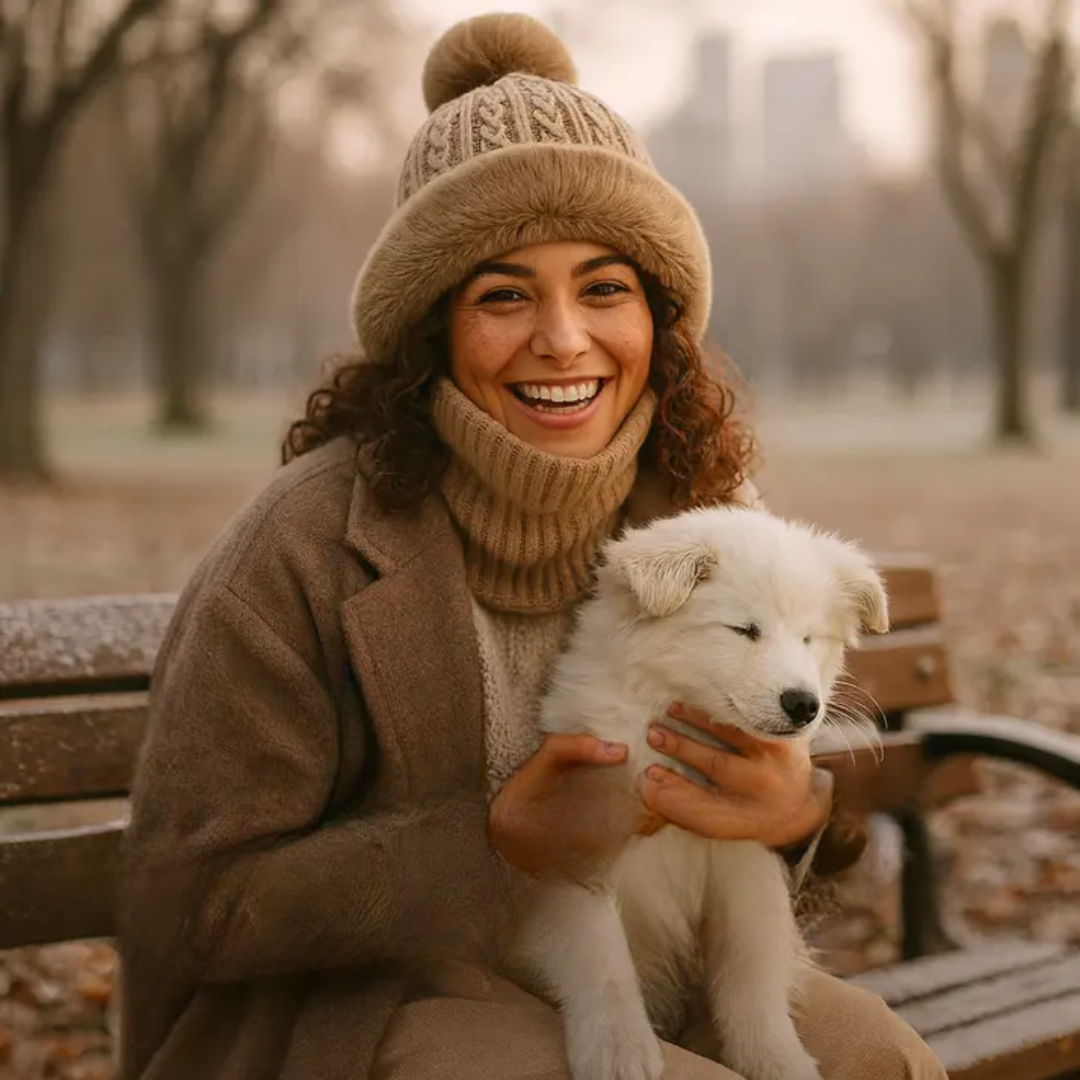 SnuggleTop™ | Fluffkram Mössa