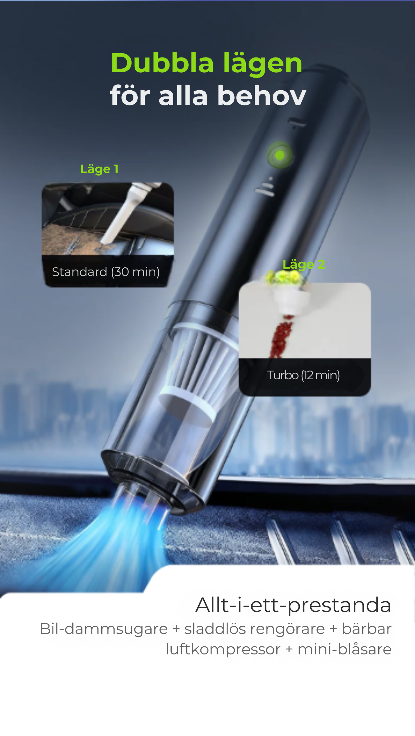 AutoVac Pro™ | När bilen ska kännas lugn igen 🚗