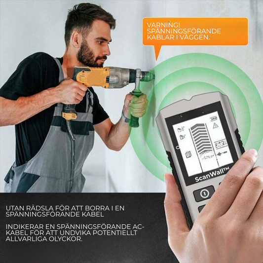 ScanWall™  | Upptäck vad som döljer sig bakom väggen – borra säkert