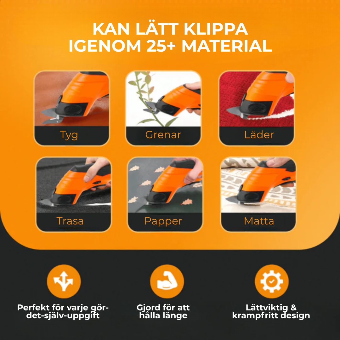 PowerKlipp™ | Inga trötta händer – bara enkel klippning