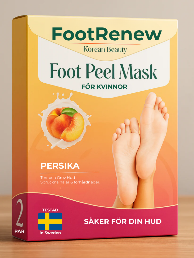 FootRenew | Säg Hej Då till Grova Fötter: Förvandla Din Hud med FootRenew Koreansk Fotmask!