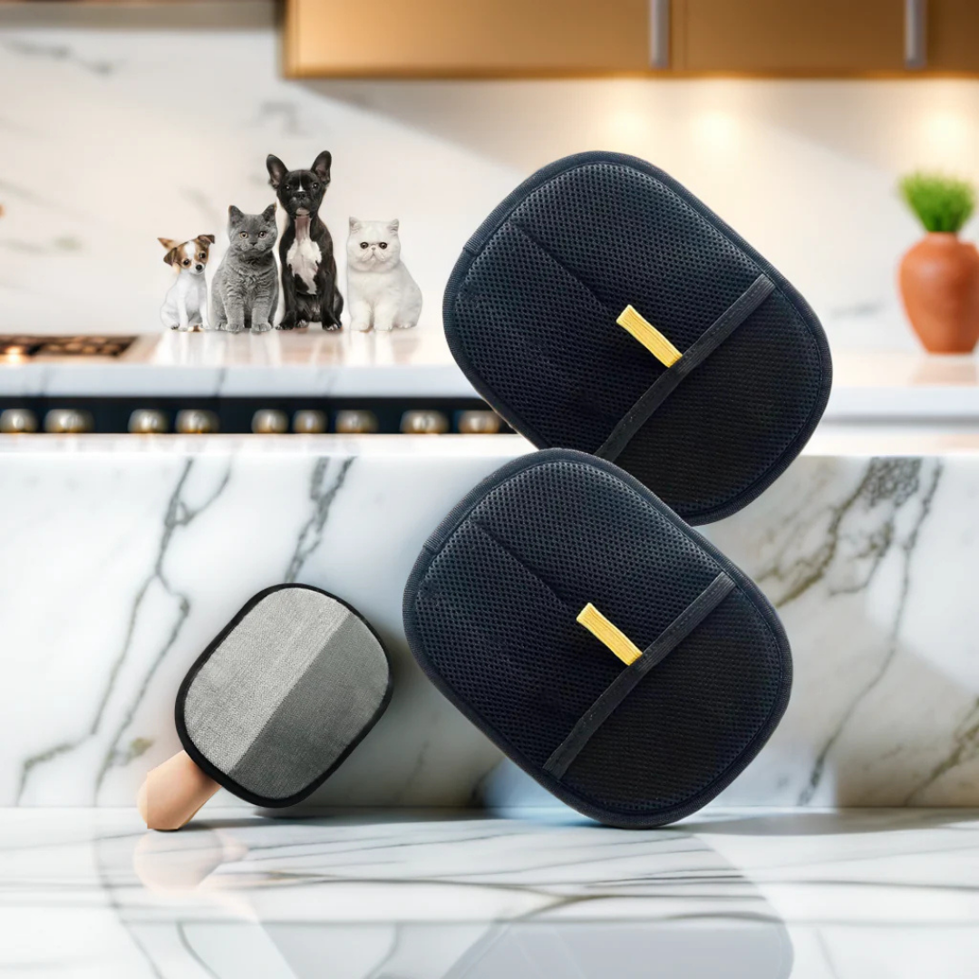 FurSweep™ handskar med dubbelverkan