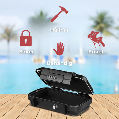 ValuLock™ | Slappna av utan oro – Här är det perfekta strandförvaret för dina värdesaker!