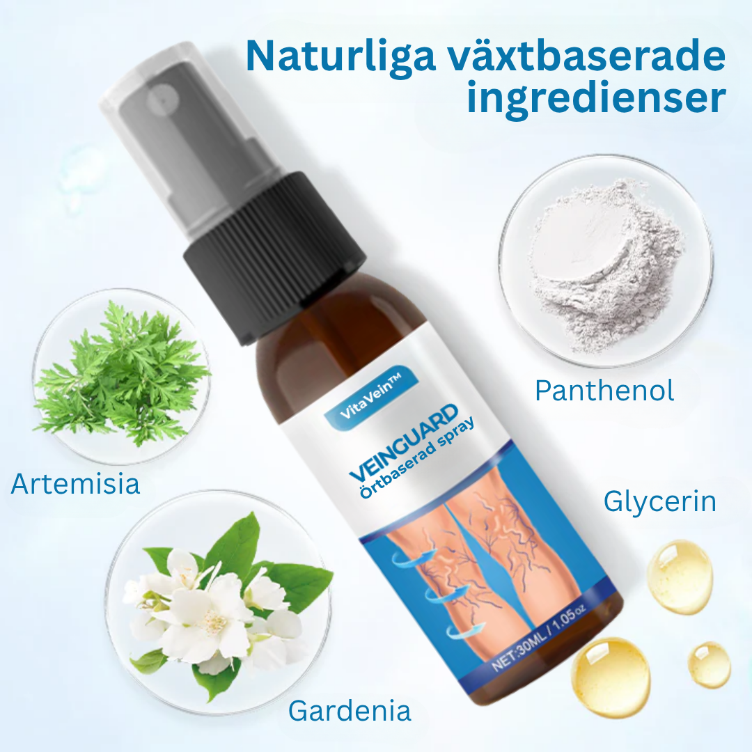VitaVein™ | Naturlig lindring för trötta, tunga och svullna ben.