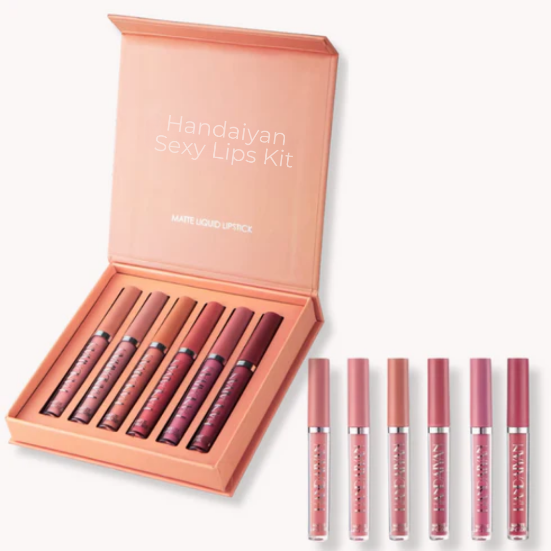 Handaiyan Sexy Lips Kit | Fylliga, Silkeslena Läppar som Håller Hela Dagen!