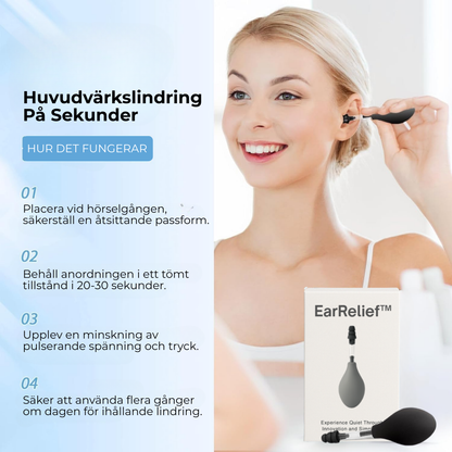 EarRelief™ | Sluta höra ljud som inte finns – upplev tystnaden igen!