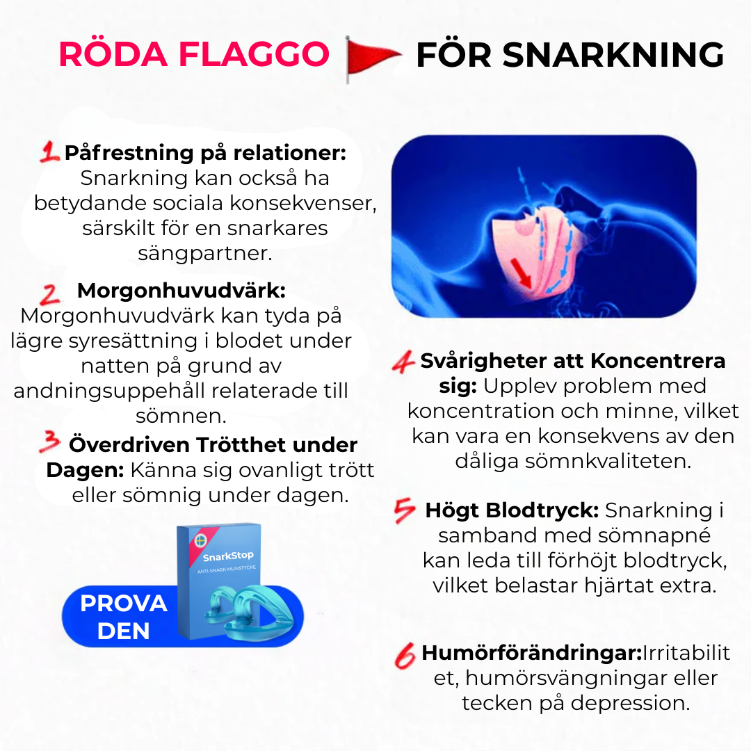 SnarkStop | Anti-snarkningsmunstycke Universell Storlek
