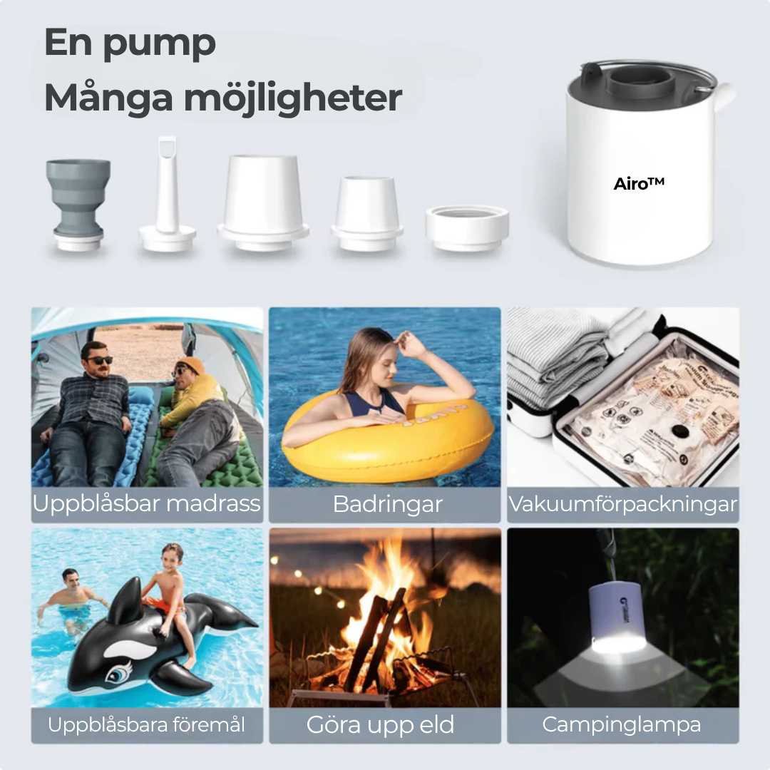 Airo™ |En fickpump med kraft som ersätter dina lungor!