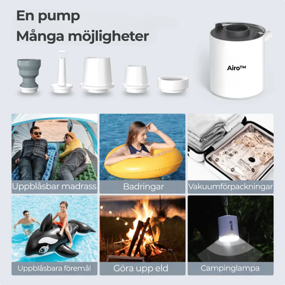 Airo™ |En fickpump med kraft som ersätter dina lungor!